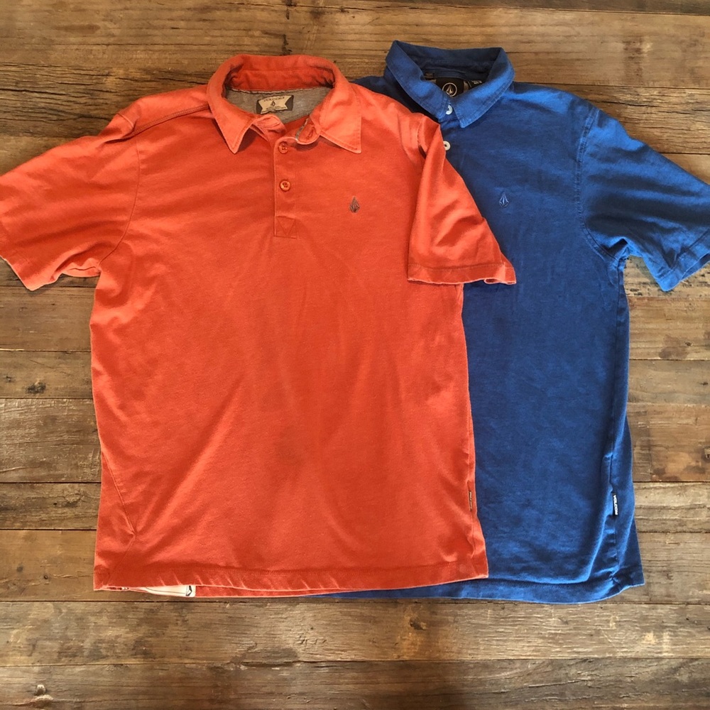 Lot of Boys Volcom Cotton Polos XL